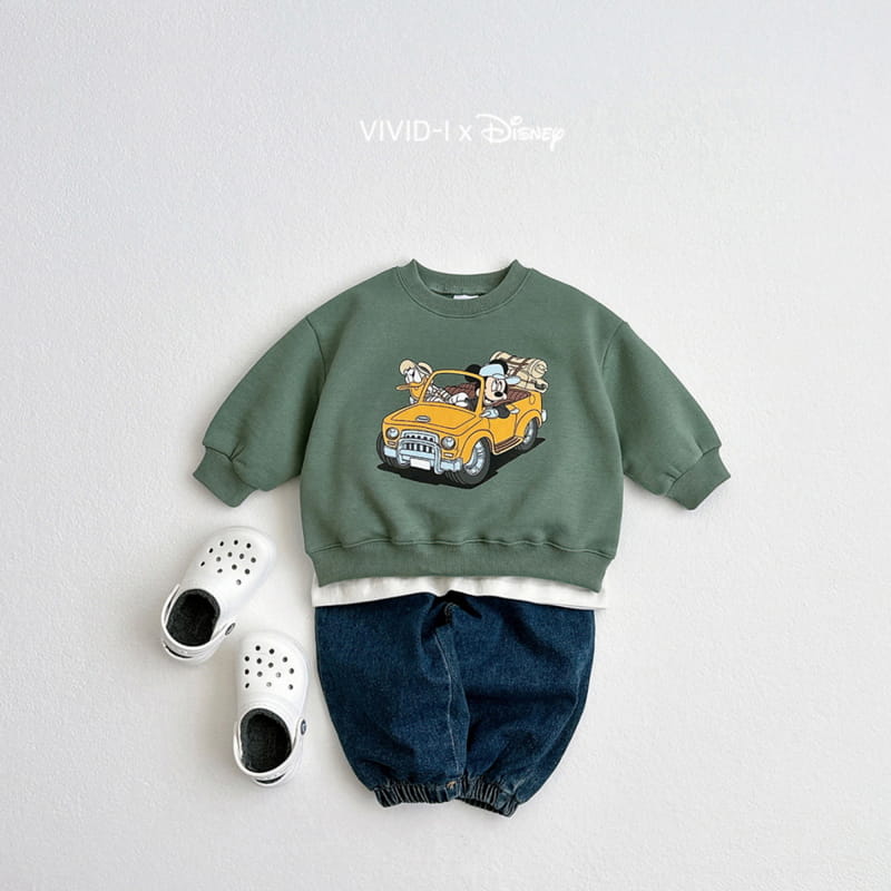 Vivid I - Korean Children Fashion - #designkidswear - D Car Sweatshirt - 8