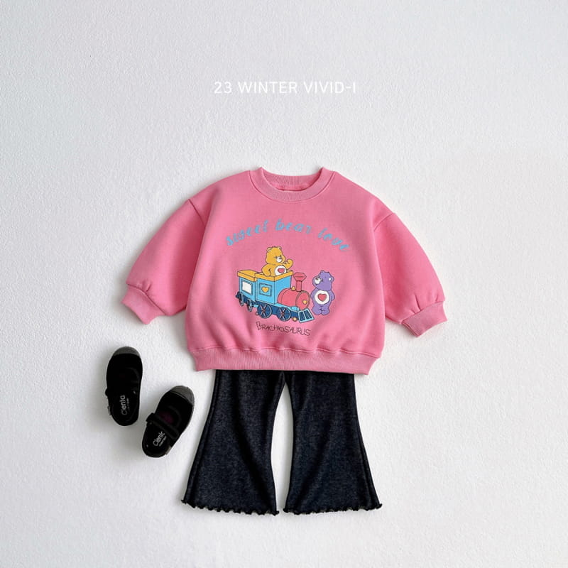 Vivid I - Korean Children Fashion - #designkidswear - Train Bear Sweatshirt - 10