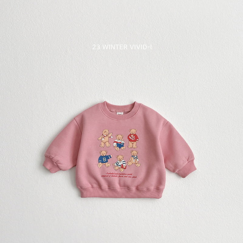 Vivid I - Korean Children Fashion - #designkidswear - Six Bear Sweatshirt