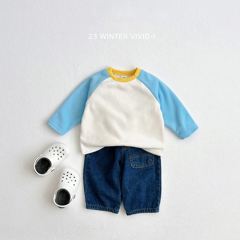 Vivid I - Korean Children Fashion - #designkidswear - Fleece Raglan Tee - 9