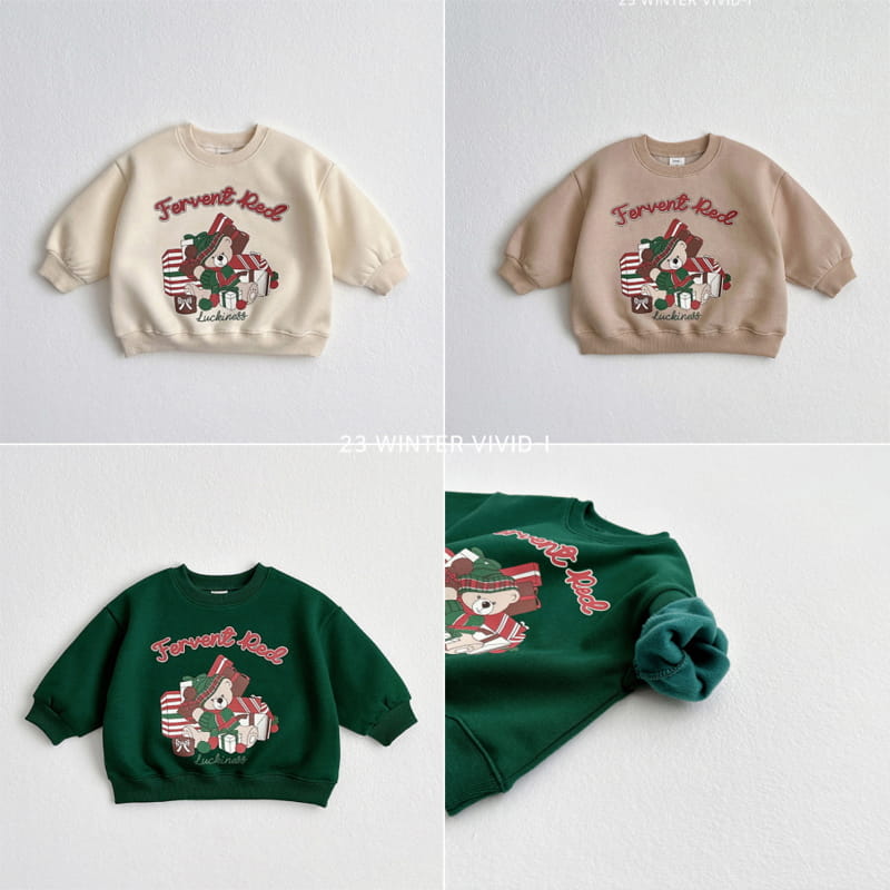 Vivid I - Korean Children Fashion - #discoveringself - Gift Bear Sweatshirt