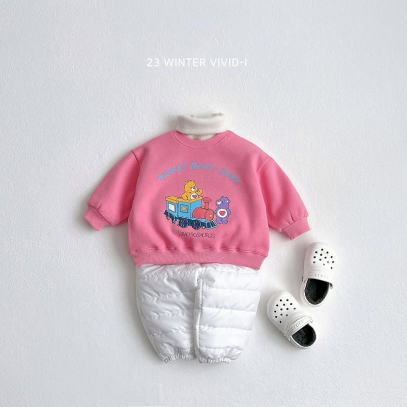 Vivid I - Korean Children Fashion - #discoveringself - Train Bear Sweatshirt - 11