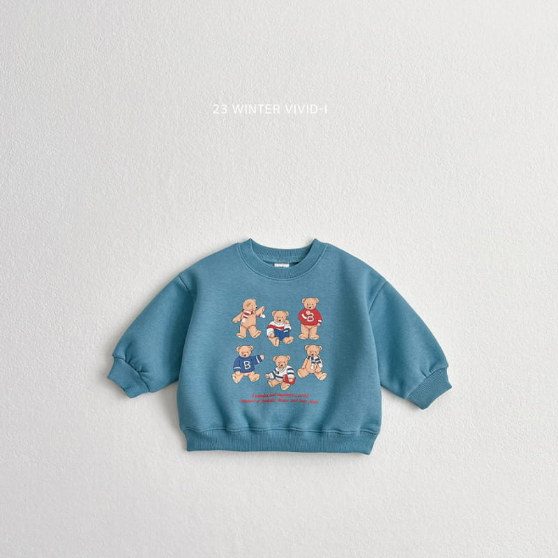 Vivid I - Korean Children Fashion - #discoveringself - Six Bear Sweatshirt - 2