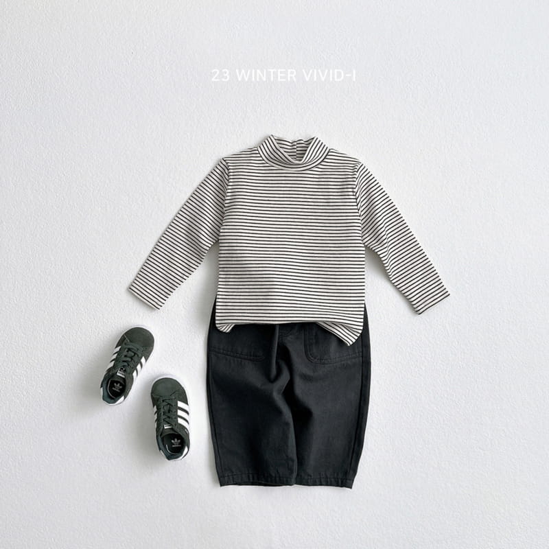 Vivid I - Korean Children Fashion - #discoveringself - Winter Pettern Tee - 2