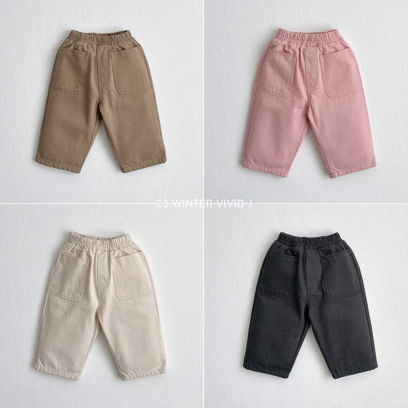 Vivid I - Korean Children Fashion - #fashionkids - Two Pocket Pants - 11