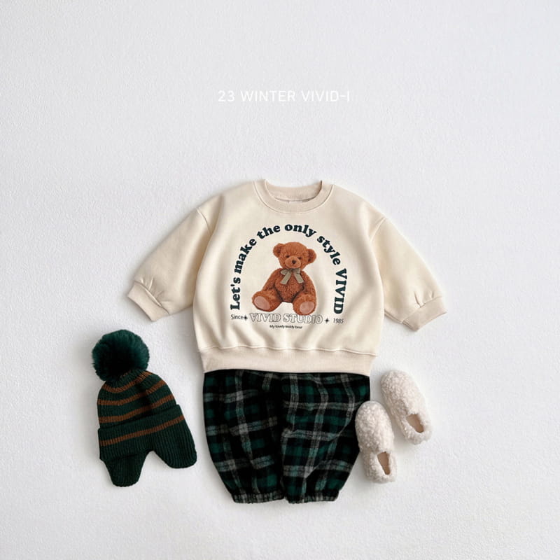 Vivid I - Korean Children Fashion - #fashionkids - Doll Bear Sweatshirt - 8