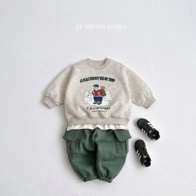 Vivid I - Korean Children Fashion - #fashionkids - Bear Traking Sweatshirt - 6