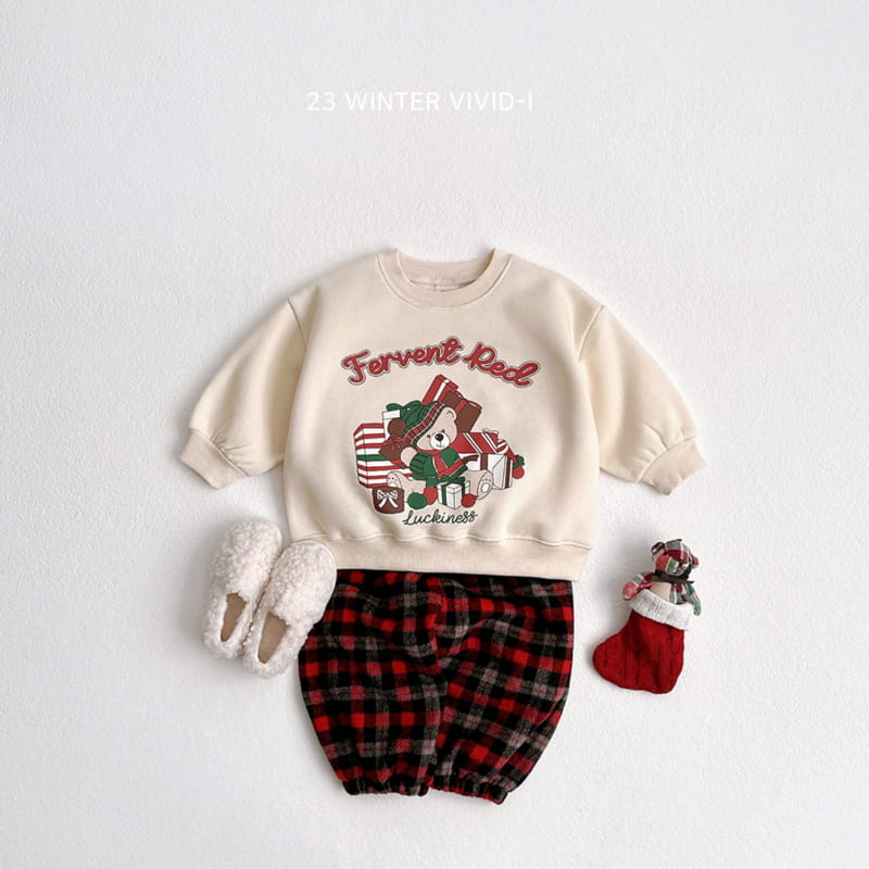 Vivid I - Korean Children Fashion - #fashionkids - Gift Bear Sweatshirt - 2