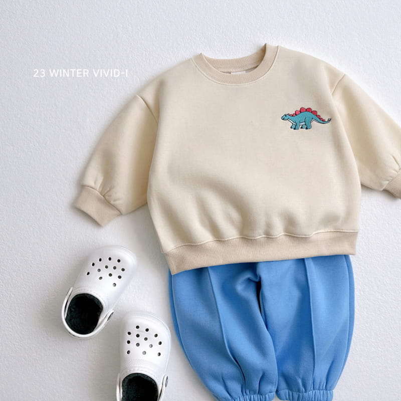 Vivid I - Korean Children Fashion - #fashionkids - Dino Sweatshirt - 8