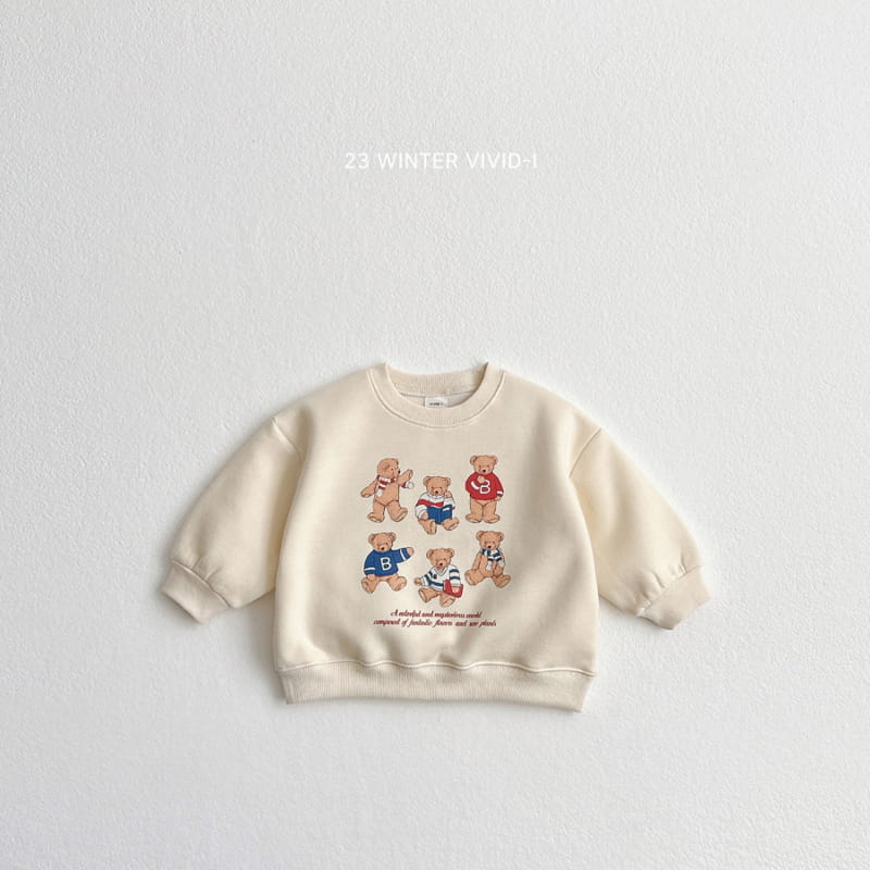 Vivid I - Korean Children Fashion - #fashionkids - Six Bear Sweatshirt - 3