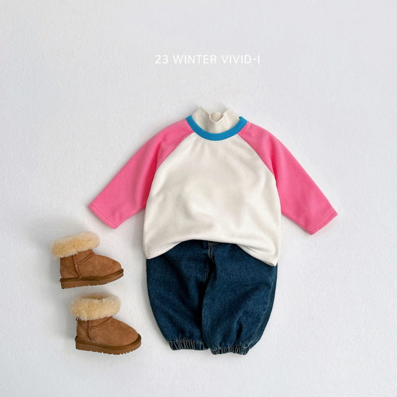 Vivid I - Korean Children Fashion - #fashionkids - Fleece Raglan Tee - 11