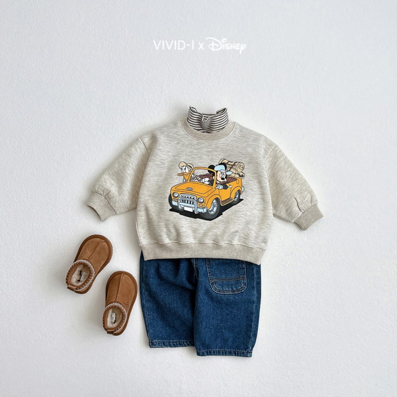 Vivid I - Korean Children Fashion - #kidsshorts - D Car Sweatshirt - 11