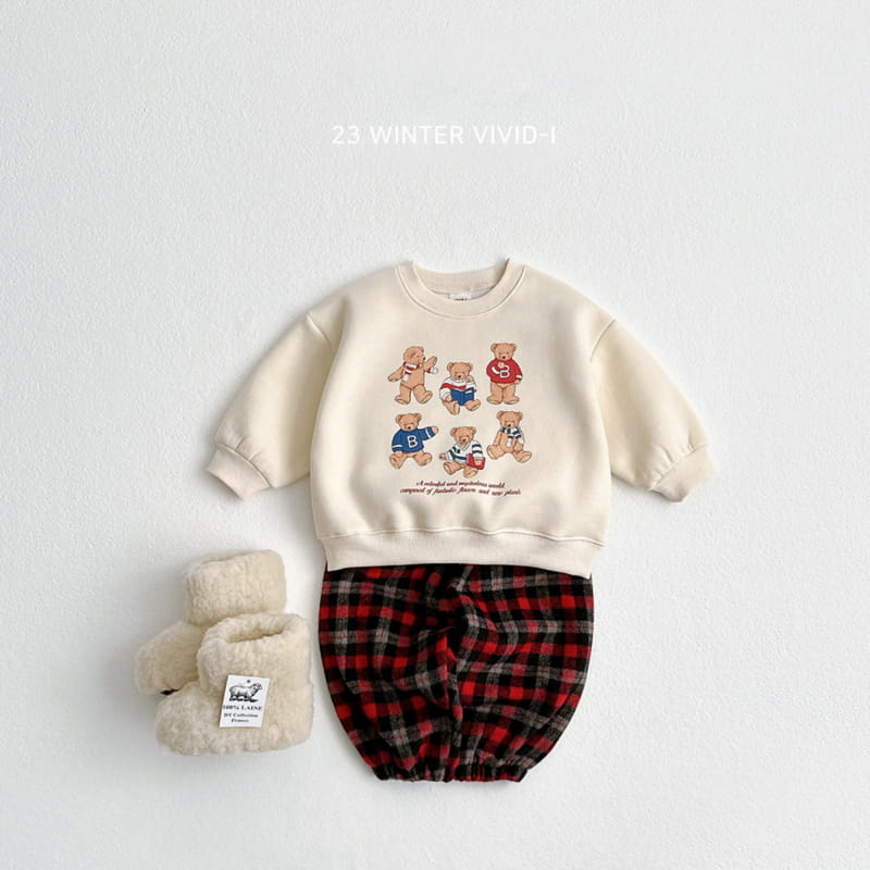 Vivid I - Korean Children Fashion - #fashionkids - Six Bear Sweatshirt - 4