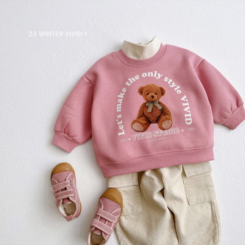 Vivid I - Korean Children Fashion - #kidsstore - Doll Bear Sweatshirt - 10