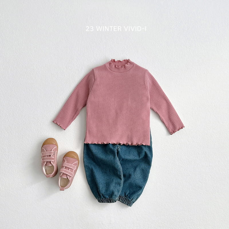 Vivid I - Korean Children Fashion - #kidzfashiontrend - Dotom Rin Terry Tee - 7