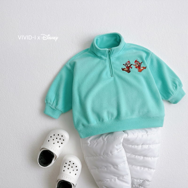 Vivid I - Korean Children Fashion - #littlefashionista - D Fleece Anorak Top Bottom Set - 9