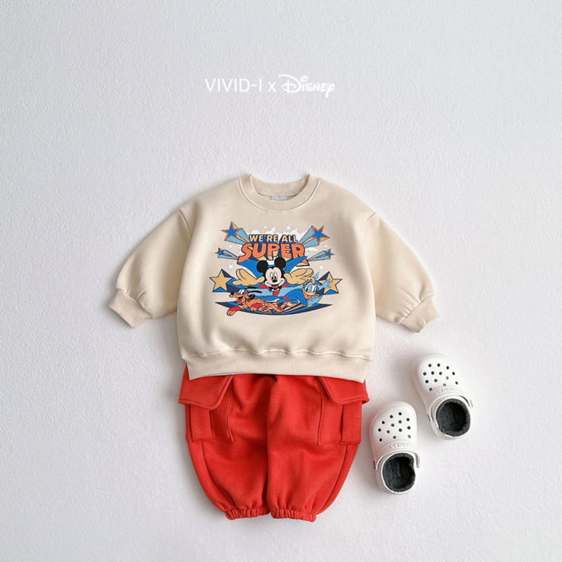 Vivid I - Korean Children Fashion - #littlefashionista - D Super Man Top Bottom Set - 5