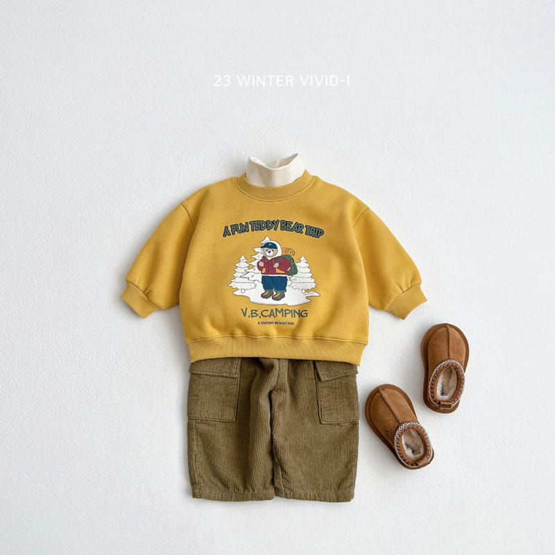 Vivid I - Korean Children Fashion - #littlefashionista - Bear Traking Sweatshirt - 11