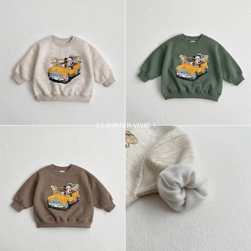 Vivid I - Korean Children Fashion - #littlefashionista - D Car Sweatshirt