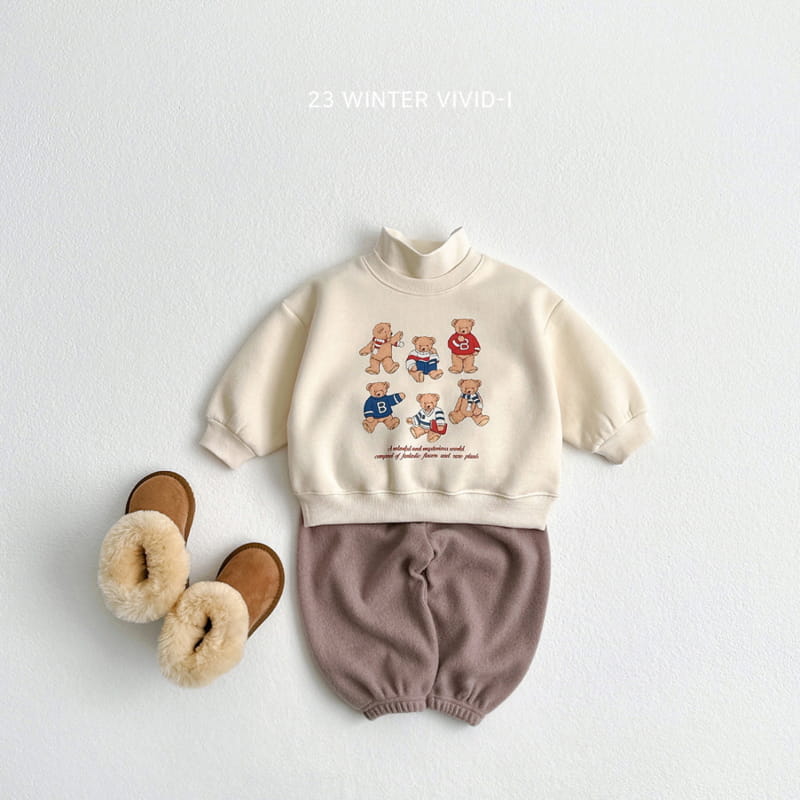 Vivid I - Korean Children Fashion - #littlefashionista - Six Bear Sweatshirt - 8