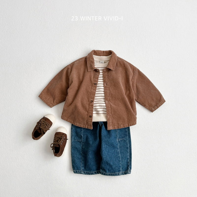 Vivid I - Korean Children Fashion - #littlefashionista - Winter Rib Shirt - 3