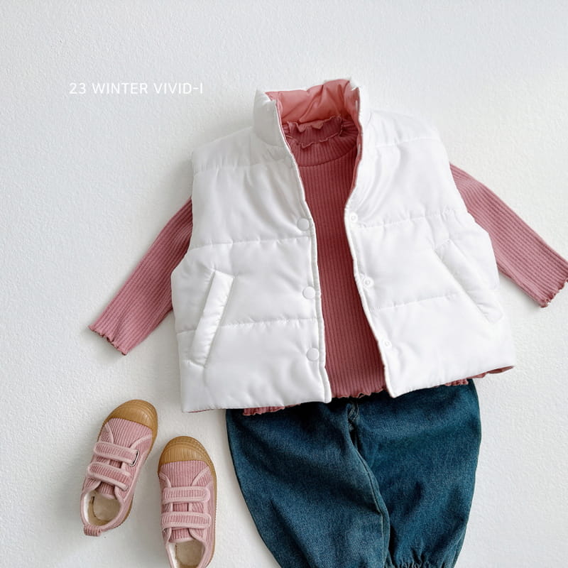 Vivid I - Korean Children Fashion - #littlefashionista - Dotom Rin Terry Tee - 9