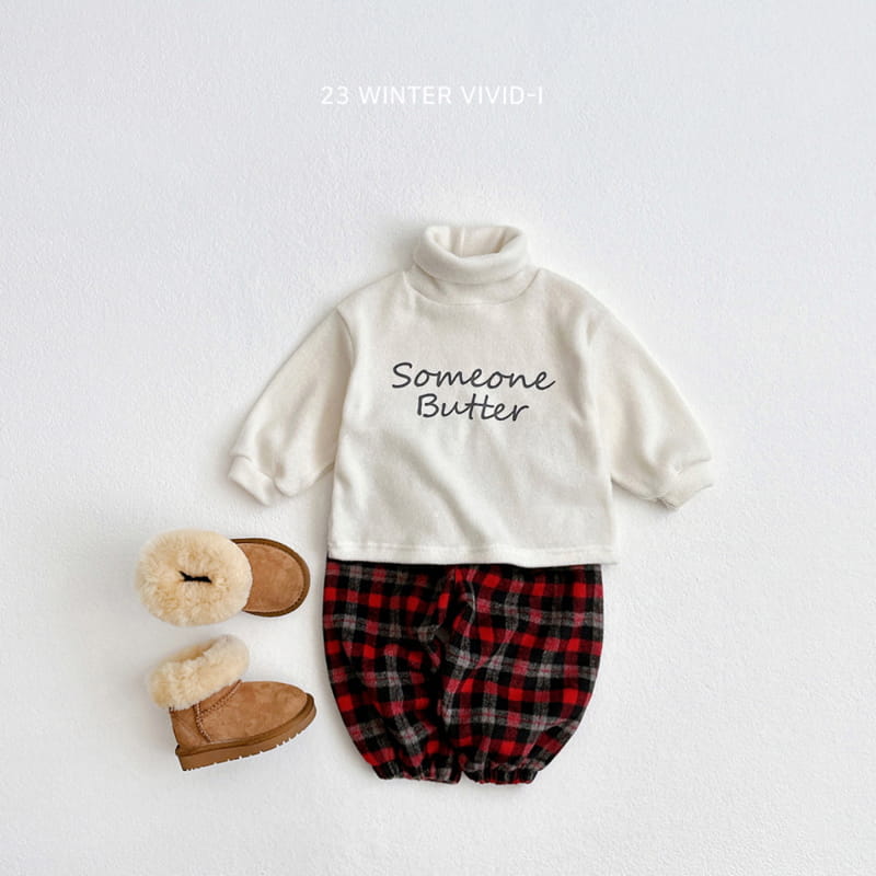 Vivid I - Korean Children Fashion - #littlefashionista - Over Knit Turtleneck Tee - 5