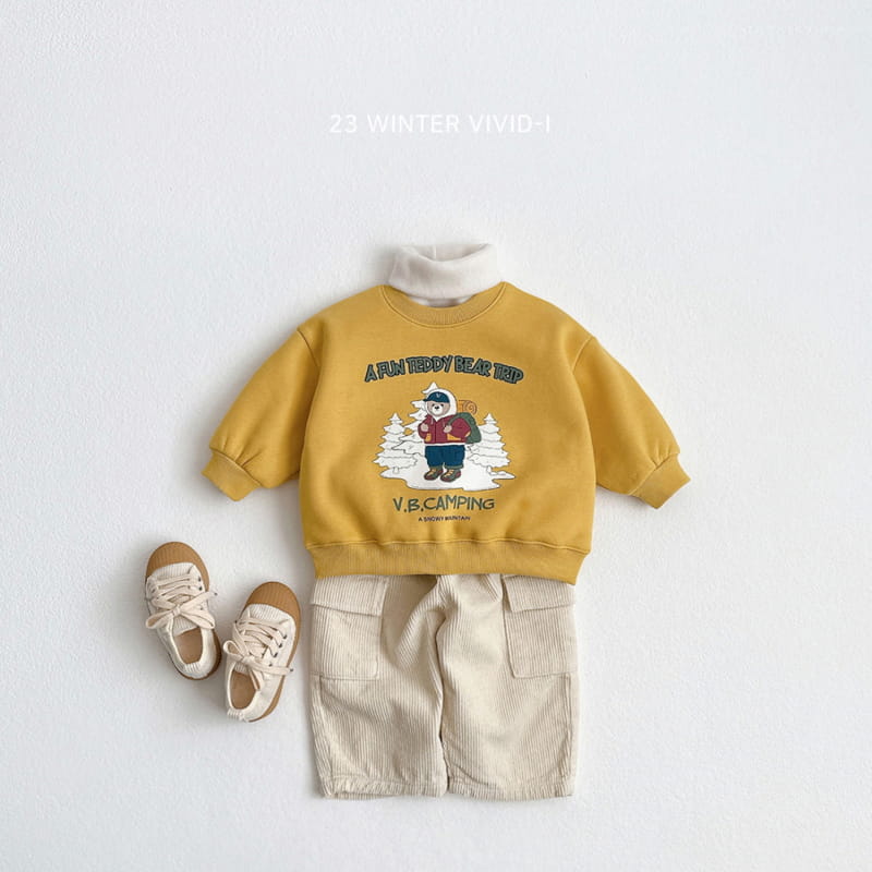 Vivid I - Korean Children Fashion - #magicofchildhood - Bear Traking Sweatshirt - 12