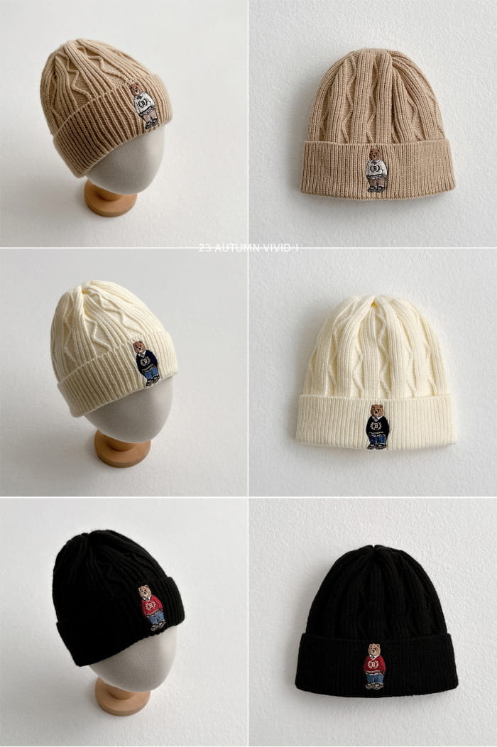 Vivid I - Korean Children Fashion - #magicofchildhood - Winter Vivid Beanie