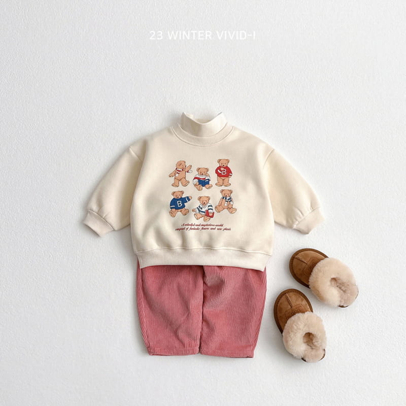 Vivid I - Korean Children Fashion - #magicofchildhood - Six Bear Sweatshirt - 9