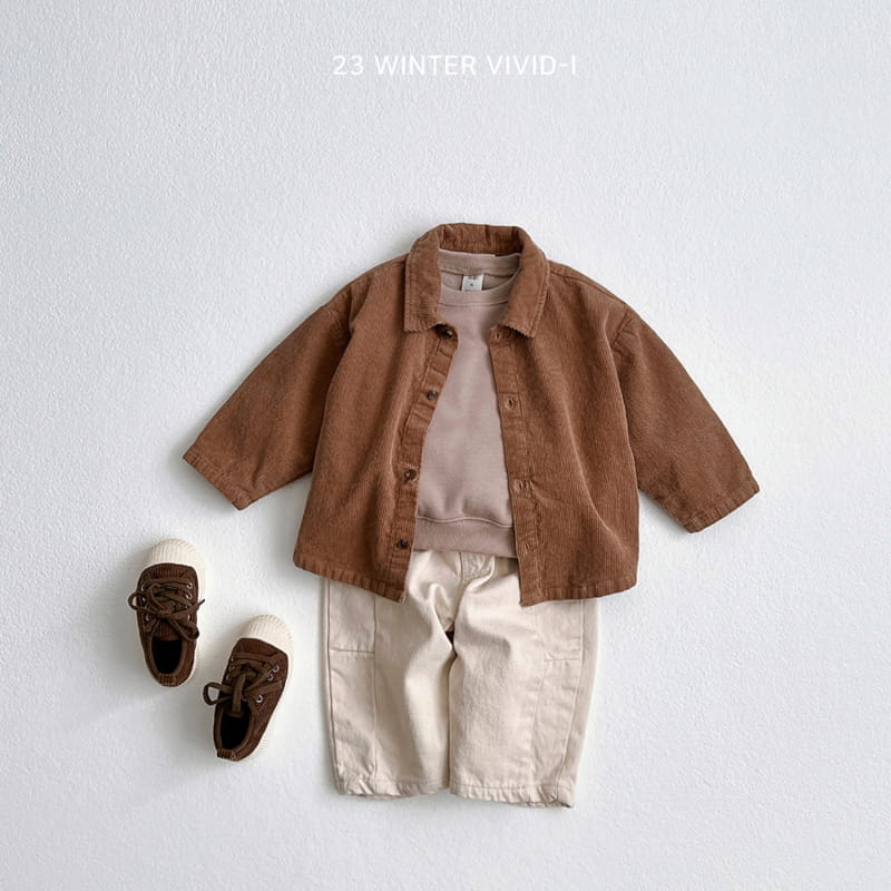 Vivid I - Korean Children Fashion - #littlefashionista - Winter Rib Shirt - 4