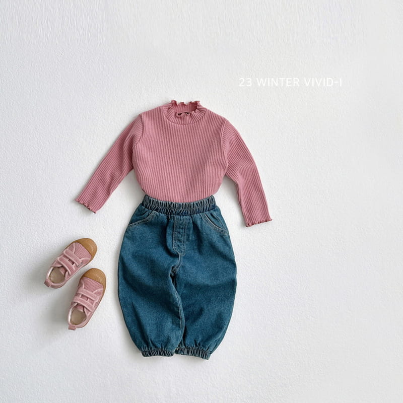 Vivid I - Korean Children Fashion - #magicofchildhood - Dotom Rin Terry Tee - 10