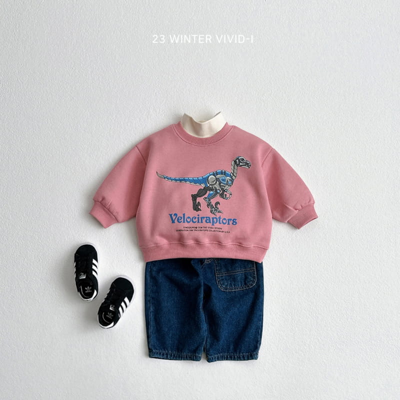 Vivid I - Korean Children Fashion - #minifashionista - Fleece Daily Jeans - 11