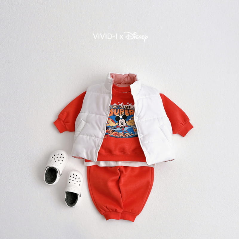 Vivid I - Korean Children Fashion - #minifashionista - D Super Man Top Bottom Set - 7