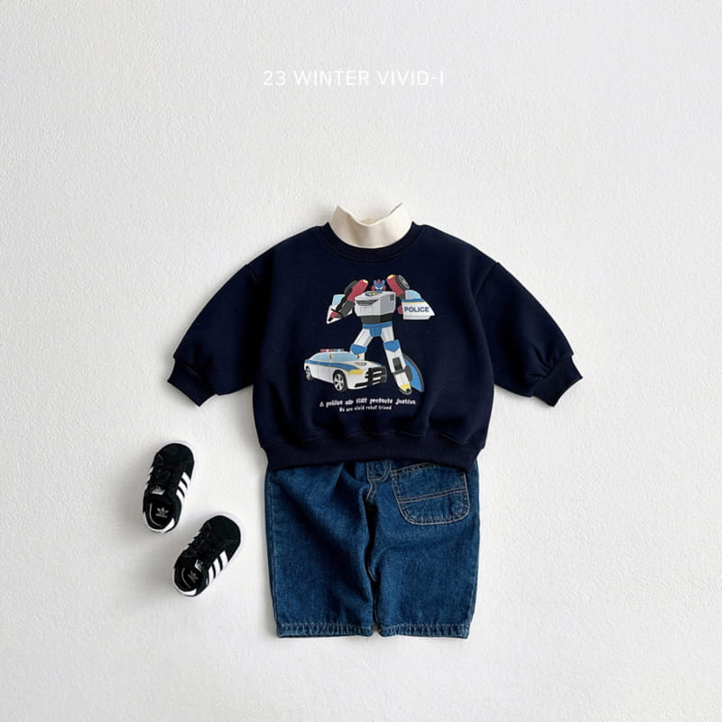 Vivid I - Korean Children Fashion - #prettylittlegirls - Fleece Daily Jeans - 12