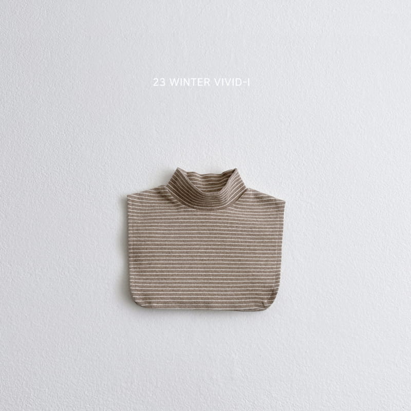 Vivid I - Korean Children Fashion - #prettylittlegirls - Winter F Turtleneck Tee - 6