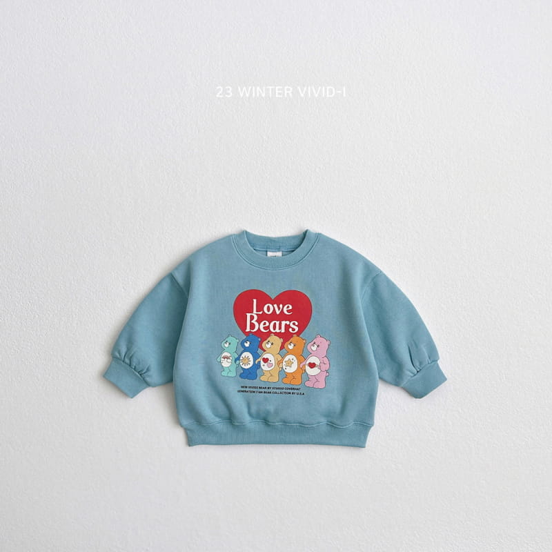 Vivid I - Korean Children Fashion - #prettylittlegirls - Heart Bear Sweatshirt - 5