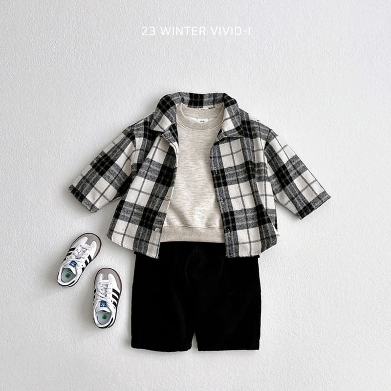 Vivid I - Korean Children Fashion - #minifashionista - Winter Check Shirt - 4