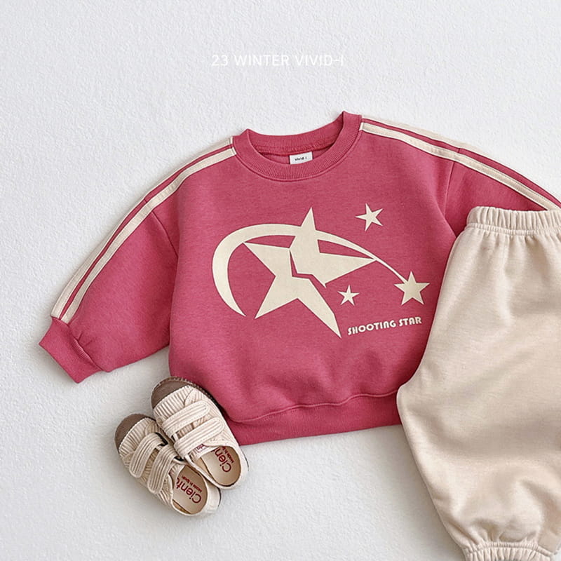 Vivid I - Korean Children Fashion - #prettylittlegirls - Two Star Top Bottom Set - 10