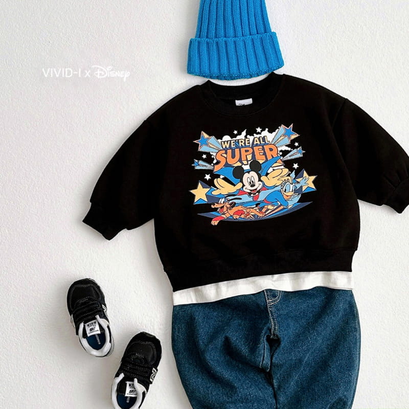 Vivid I - Korean Children Fashion - #stylishchildhood - D Super Man Top Bottom Set - 11