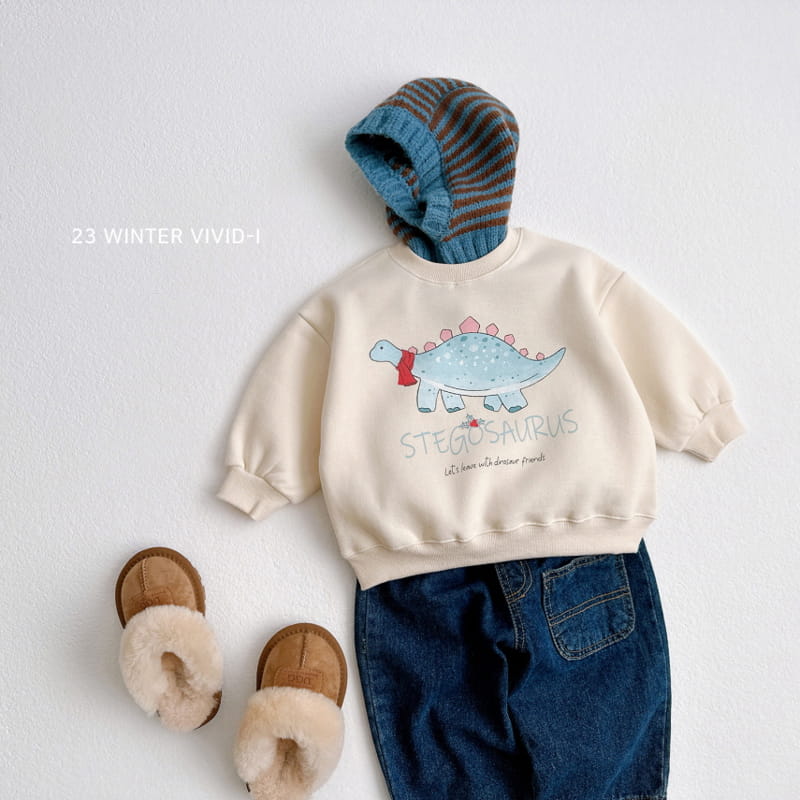 Vivid I - Korean Children Fashion - #toddlerclothing - Winter Jurrasic Sweatshirt - 4