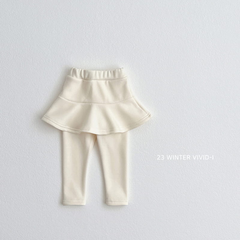 Vivid I - Korean Children Fashion - #todddlerfashion - Mi Skirt Leggings - 3