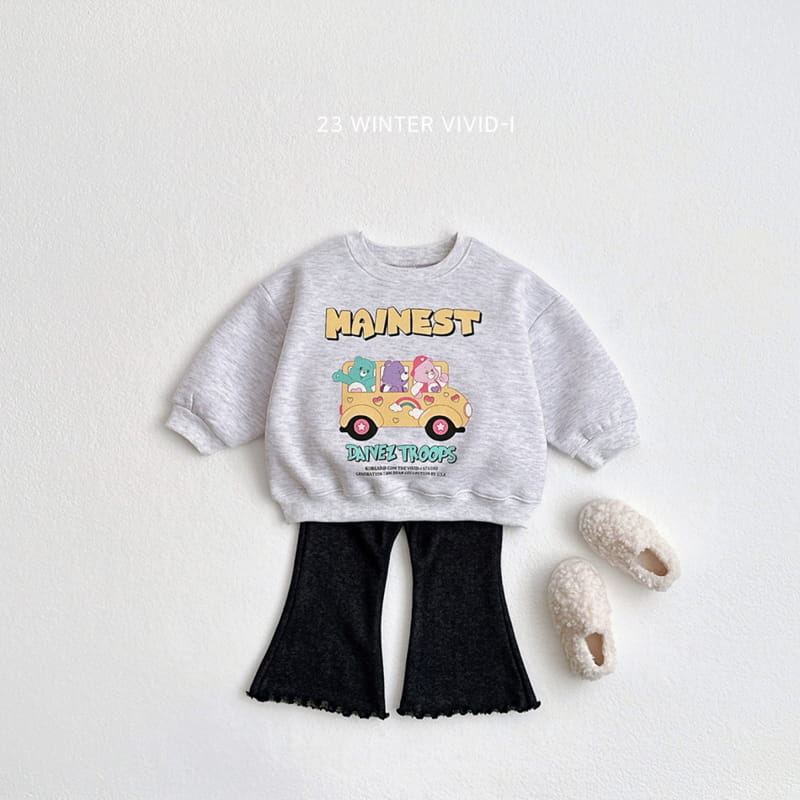 Vivid I - Korean Children Fashion - #todddlerfashion - Bus Bear Sweatshirt - 8