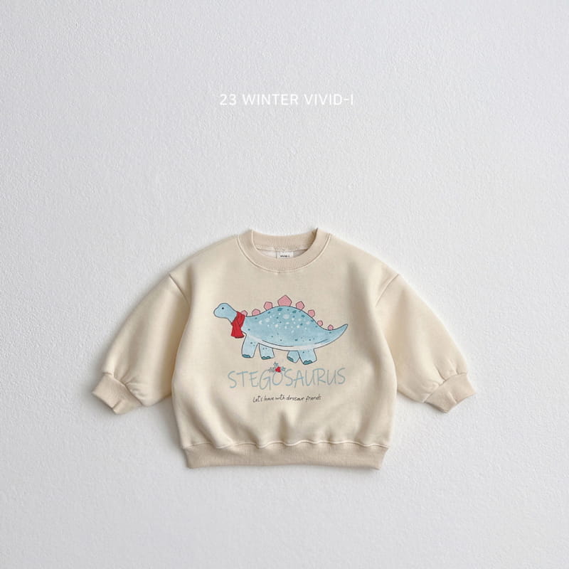 Vivid I - Korean Children Fashion - #todddlerfashion - Winter Jurrasic Sweatshirt - 2