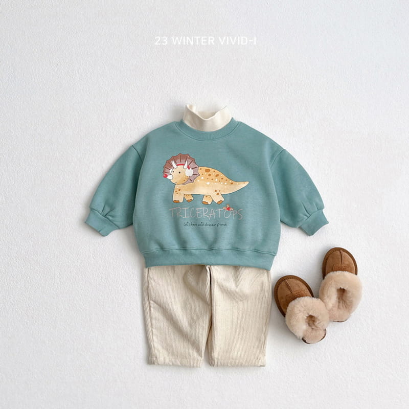 Vivid I - Korean Children Fashion - #toddlerclothing - Winter F Turtleneck Tee - 8