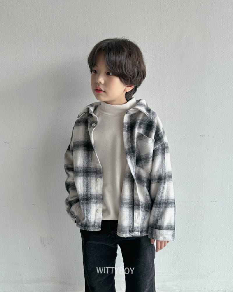 Witty Boy - Korean Children Fashion - #Kfashion4kids - Lulu Check Shirt - 9