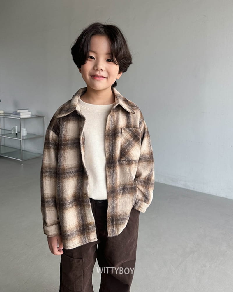 Witty Boy - Korean Children Fashion - #childofig - Lulu Check Shirt