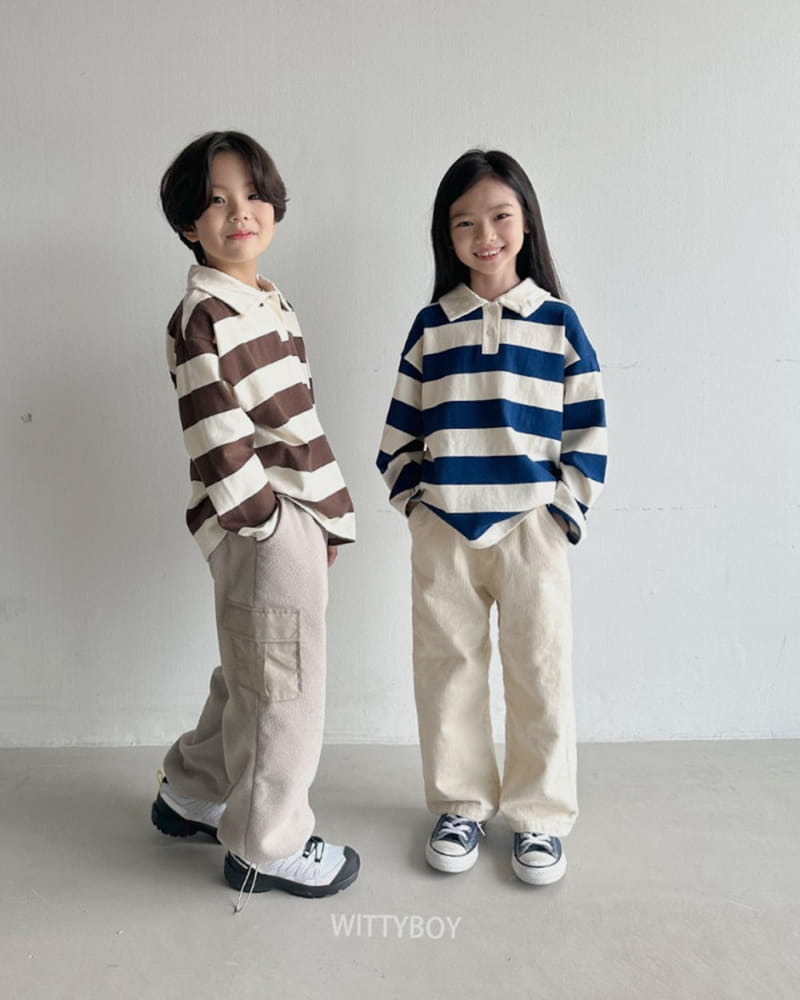 Witty Boy - Korean Children Fashion - #childofig - Milk Collar Tee - 11