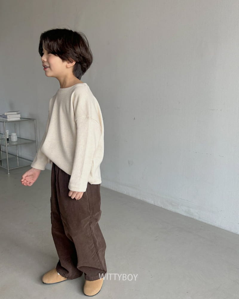 Witty Boy - Korean Children Fashion - #childofig - Browine Pants - 6