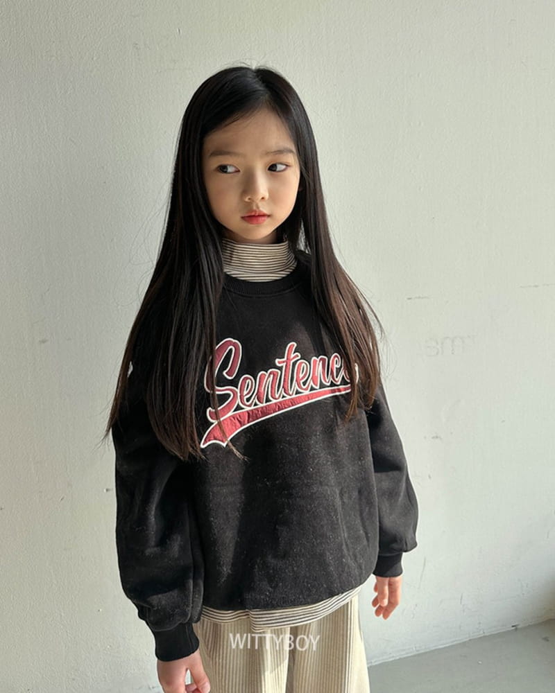 Witty Boy - Korean Children Fashion - #childofig - Sentens Sweatshirt - 6